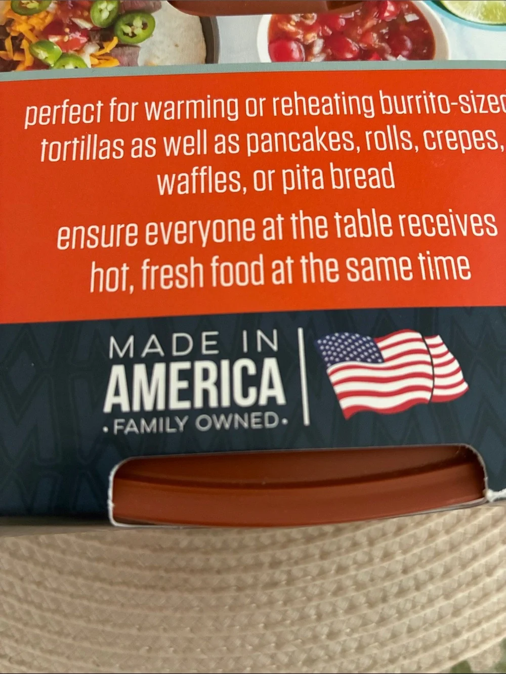 Nordic Ware Microware Tortilla Warmer in Terracotta